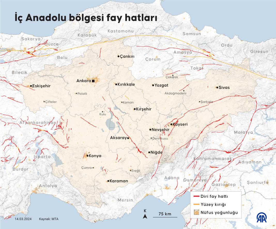 Türkiye’nin deprem haritası yenilendi! Nerede kaç diri fay var 2